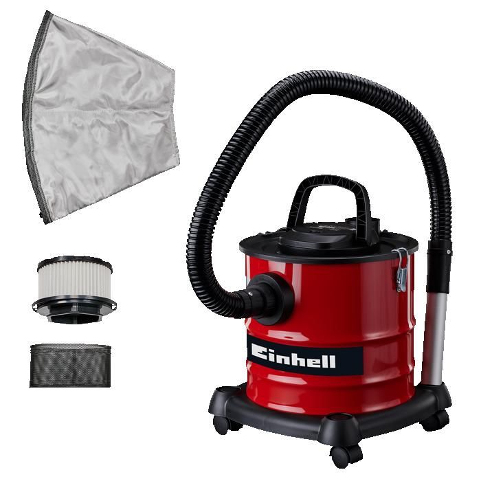 Einhell Aspirateur à cendres TC AV 2032 DW cuve en fer performance d’aspiration de 175 mbar