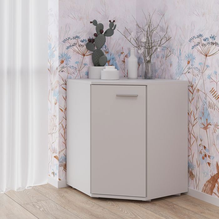 Buffet Komodee FAUSKE KOM4 Blanc Blanc 58 x 74 x 58 cm Buffet Komodee FAUSKE KOM4 Blanc Blanc 58 x 74 x 58 cm