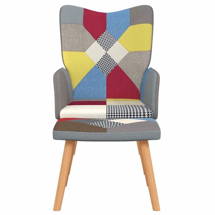 Bestseller Chaise/Fauteuil de relaxation - BURKE - 110 kg par siège - avec repose-pied - Patchwork Tissu FF810