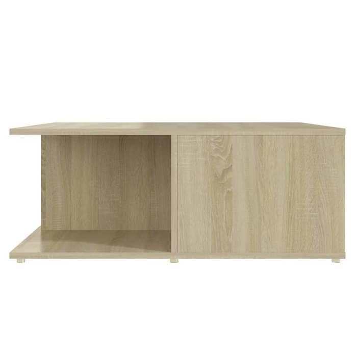 Maison SoldesTable basse - Table à Café pour Salon Étagère de Rangement avec roulettes chêne marron bois dingénierie Moderne60747