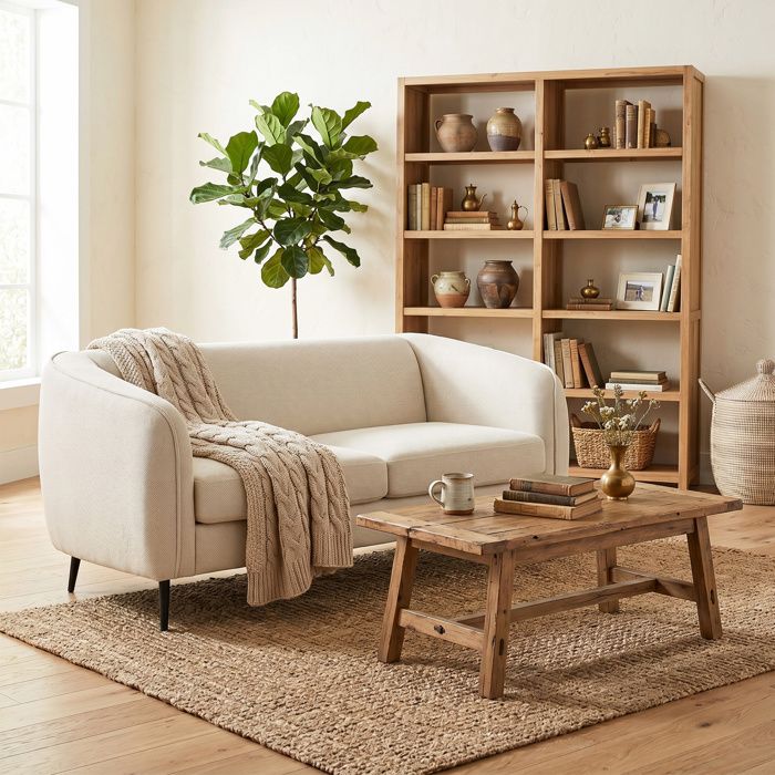 Canapé 2 places en velours canapé de salon moderne 160 cm assise large rembourrée coussin épais à ressorts beige