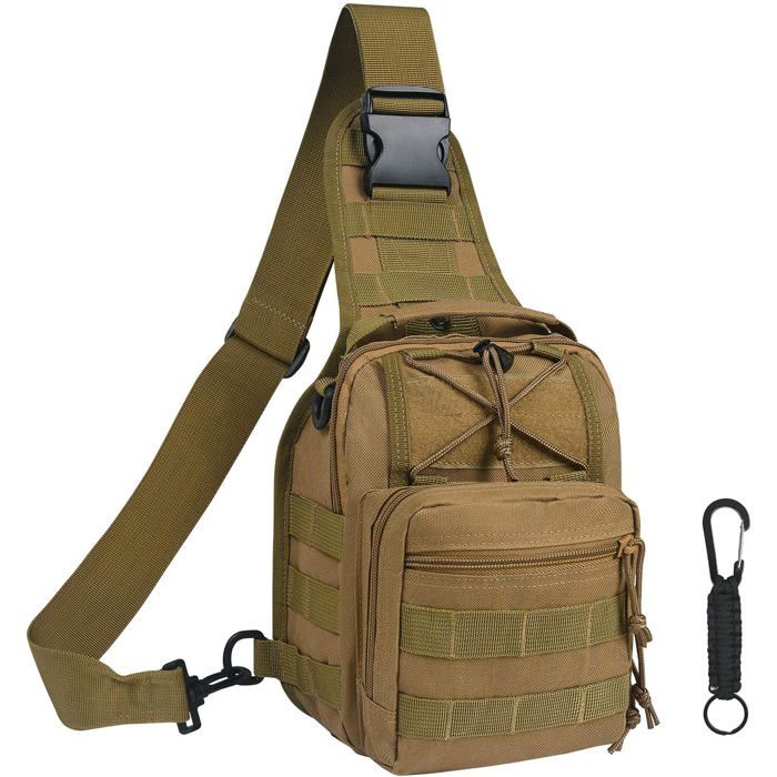 Sac Randonnée Homme Sacoche Homme Bandouliere nti-vol à Usages Multiples pour Homme & Femme pour Homme & Femme