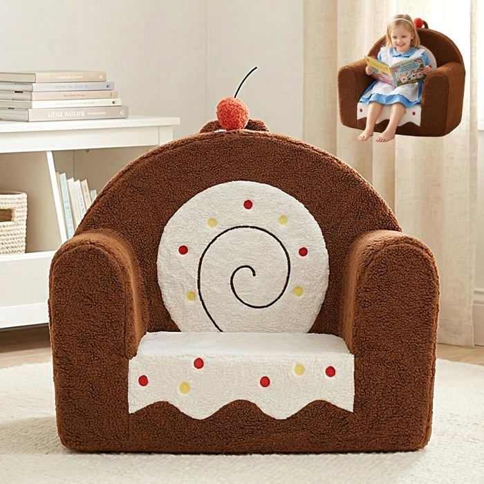 Fauteuil enfant forme rouleau