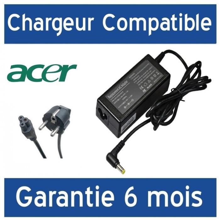 Chargeur Adaptateur Pour ACER Aspire 7745 – Marque Visiodirect – Tension Variable – Garantie 1 An