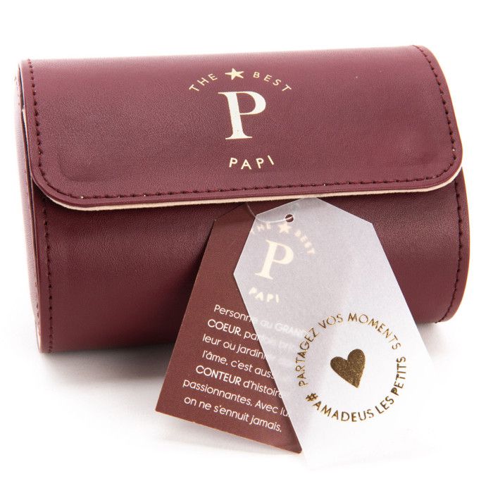Boite à montre Papi - Amadeus Rouge, Classique - Achat/vente boite a ...