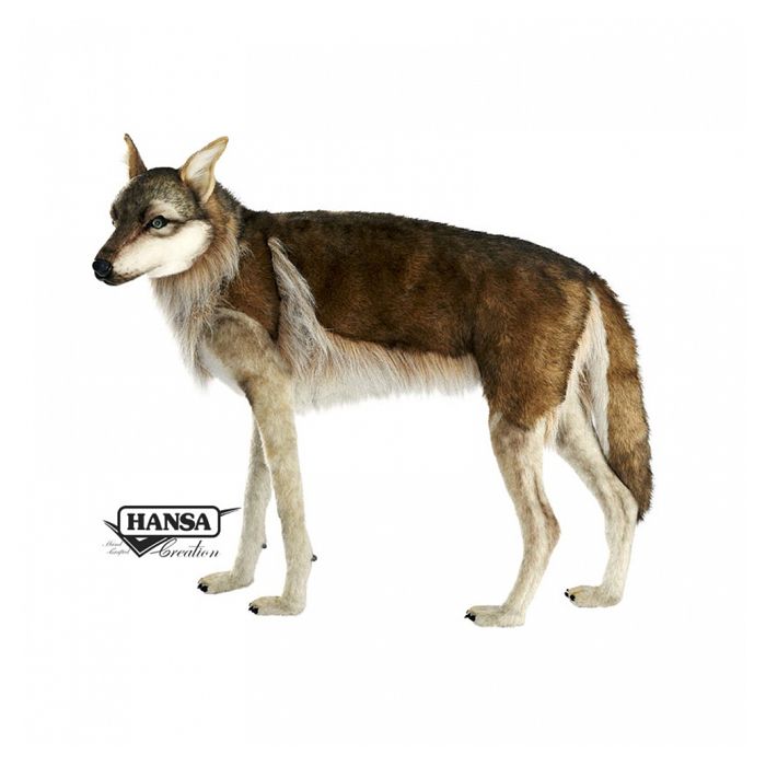 peluche loup geant