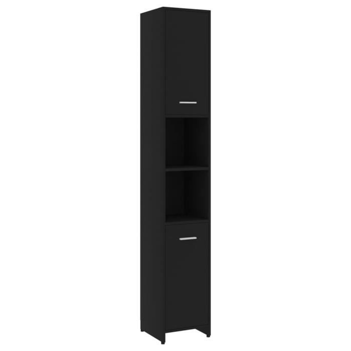 LQDMAER Armoire Salle De Bain Mince 5 Niveaux Beige - Meuble Rangement Mobile Étroit 157x34x21cm
