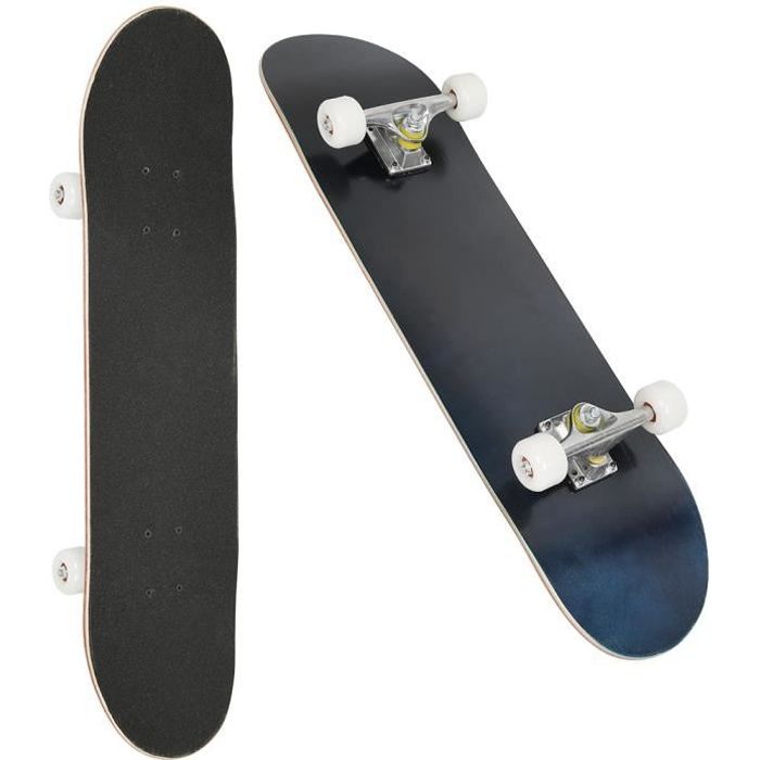Skateboard BKAUK 9 Couches En Érable Naturel – Planche Longboard 80 X 20 Cm – À Personnaliser Ou Peindre