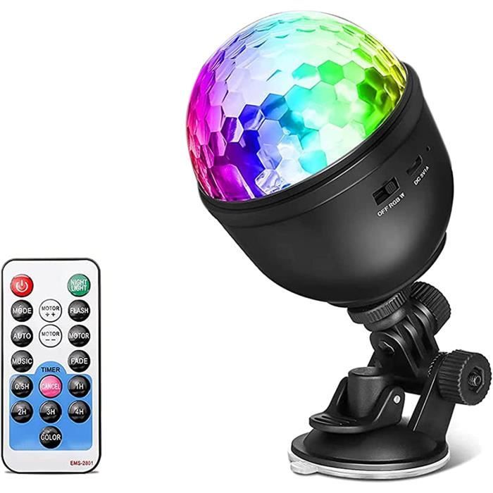 Lumière Disco 3 En 1 - 32 Motifs, Son Activable, Télécommande - Pour Fête, Club, DJ