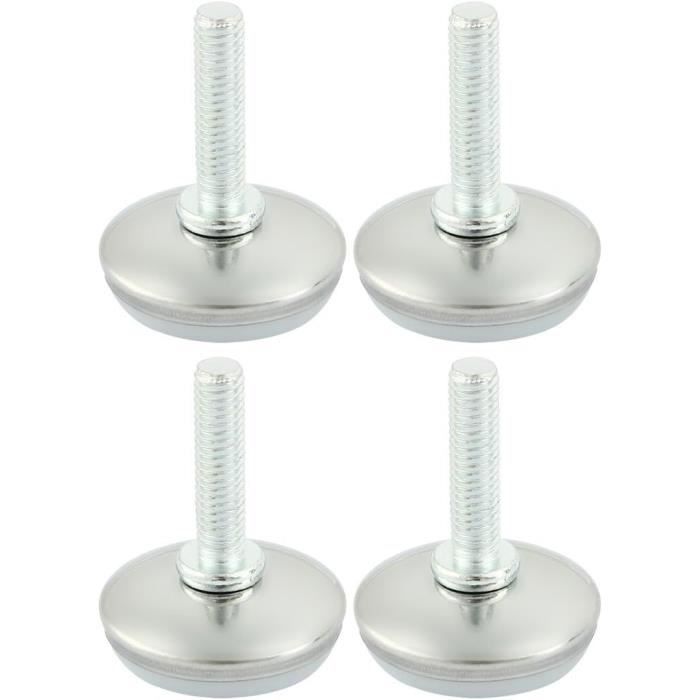 Lot de 4 Pieds De Nivellement De Meubles De Niveleur De Meubles Réglables Robustes pour Meubles
