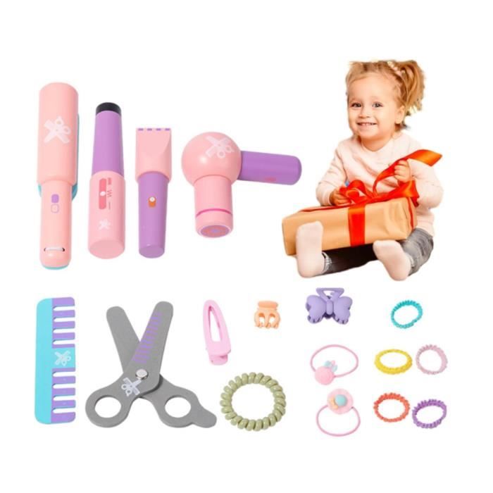 BETTINA Kit de jouets pour salon de coiffure pour petites filles