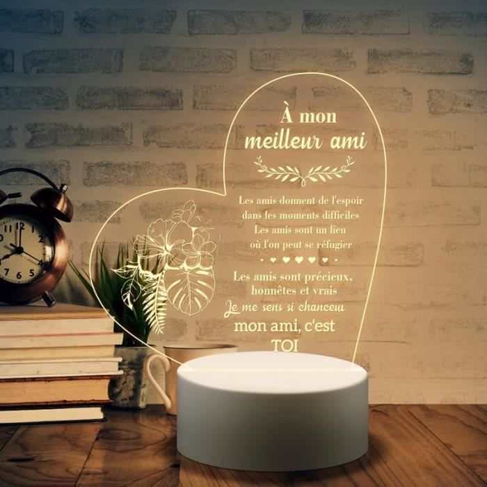 Lampe de chevet, Veilleuse tactile, Cadeau super frere, cadeau original