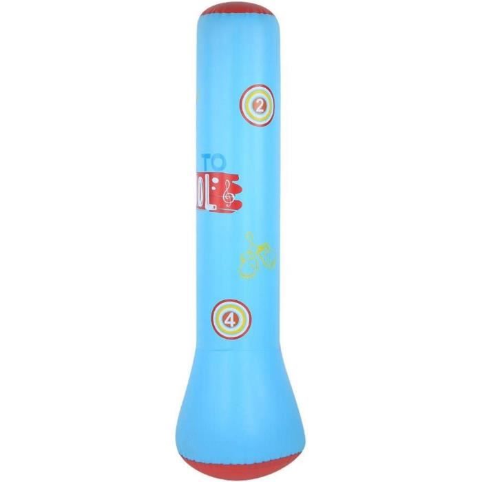 Sac De Frappe Gonflable Enfant 160 Cm - Avec Gants, Base Remplissable D'eau/sable, Pour Boxe, Karaté, énergie - 2