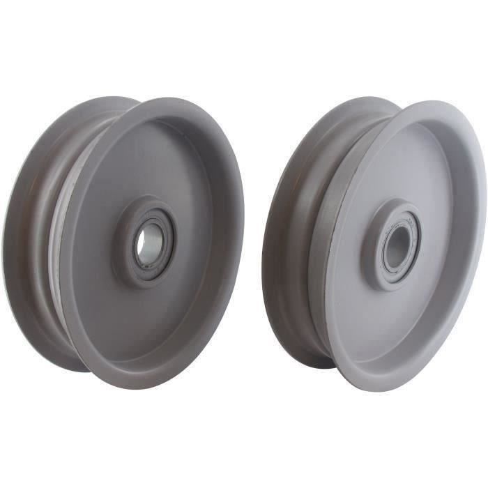 Poulie à gorge plate adaptable TORO pour Groundmaster 300 et 500 avec carter de coupe de 72 pouces -