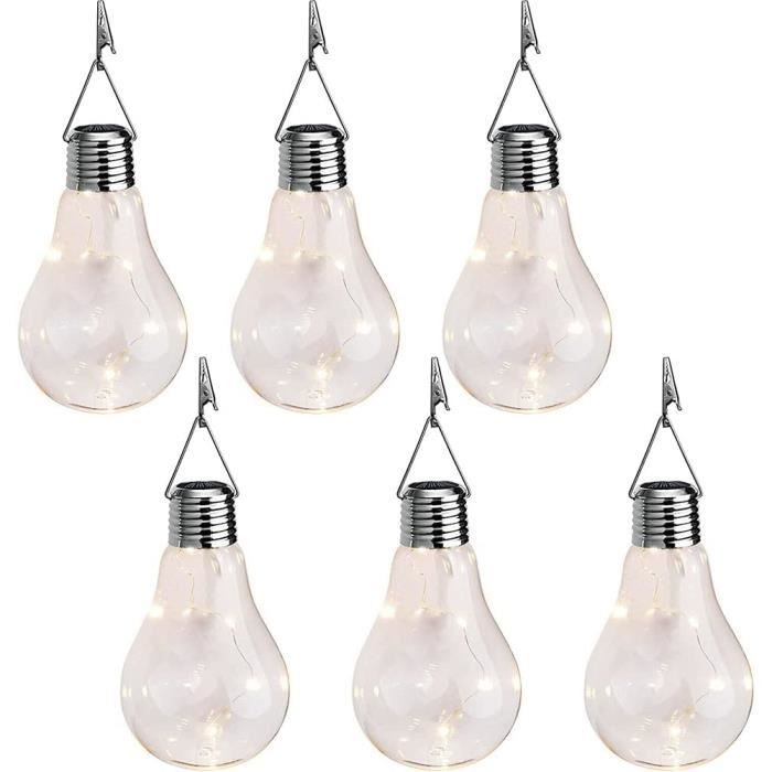 Lot De 6 Lampes Solaires D ext rieur Suspendre Avec 6 Ampoules LED En lot-de-6-lampes-solaires-d-ext-rieur-suspendre-avec-6-ampoules-led-en