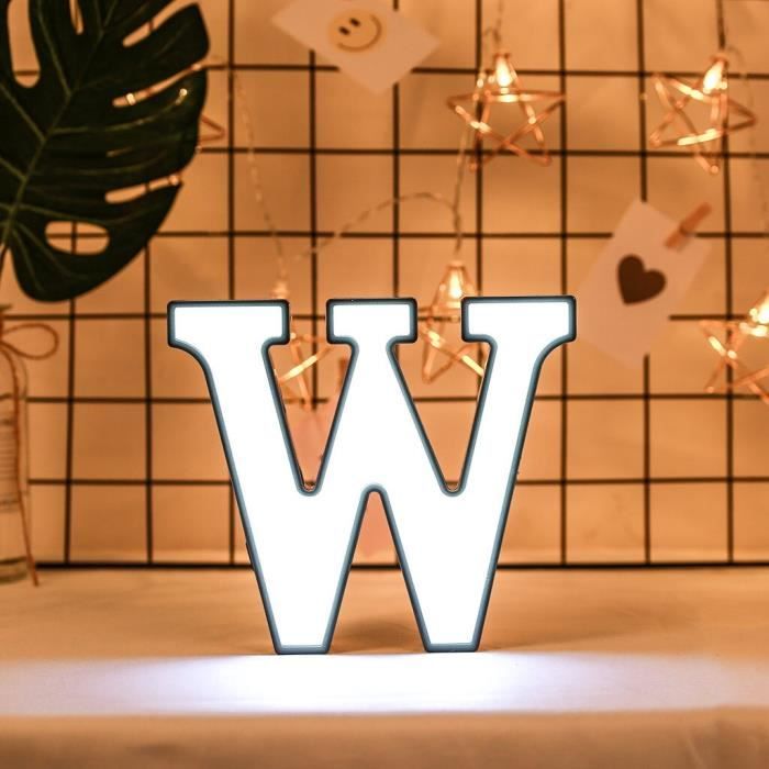 Veilleuse LED Lettre A - 22,5x20 Cm, Noir, Fonctionne Sur Piles AA, Pour Décoration Murale Ou événement
