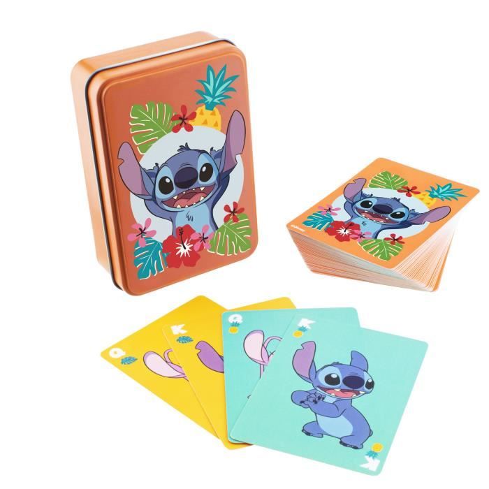 Jeu de Cartes Stitch - Disney - Jeu de plateau - 52 cartes - Couleurs  hawaiennes - Cdiscount Jeux - Jouets
