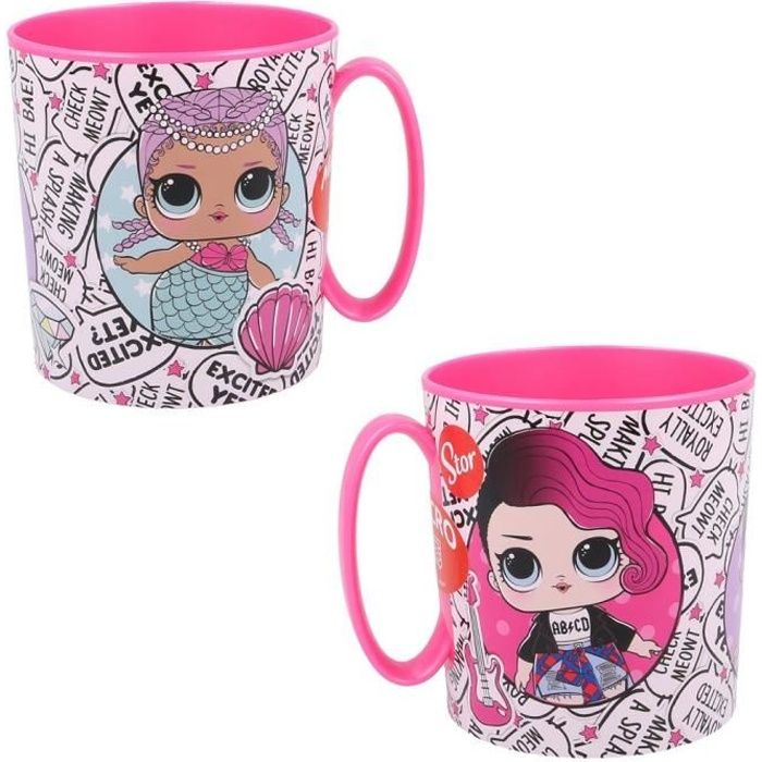 Mug en Plastique 350ml LOL Surprise - Tasse Cadeau Anniversaire