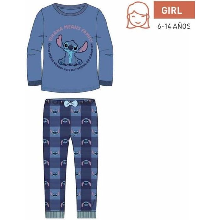 LILO & STITCH - Pyjama fille en jersey - (14 ans) - Cdiscount