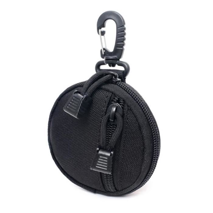 Hiram tactique EDC Molle pochette Mini portefeuille carte clé ceinture