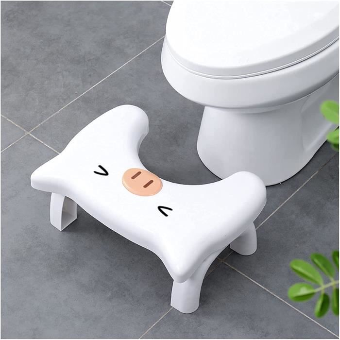 Tabouret de toilette pliable, 7 pouces de posture accroupie saine Tabouret  de caca avec pieds antidérapants par Cheago, tabouret de pied de voyage