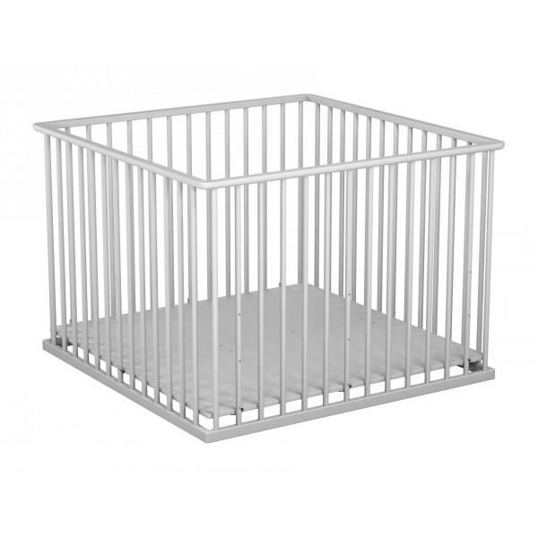 Parc Bebe En Bois Laque Blanc Baby Fox 3 Hauteurs 100 X 100 Cm Cdiscount Puericulture Eveil Bebe