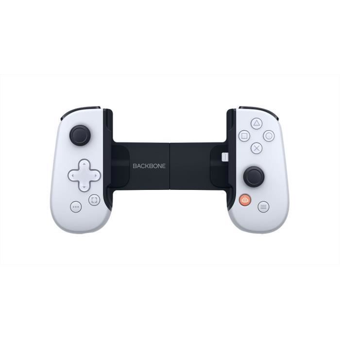 Manette de jeu mobile - BACKBONE - PlayStation Edition - iPhone - Connexion Lightning - Blanc