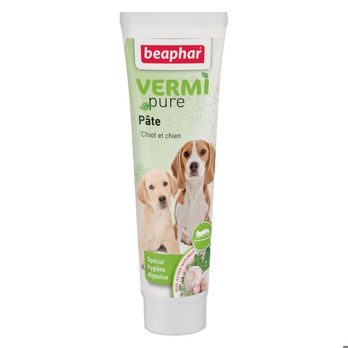Beaphar VERMIpure 50 Compresse Naturali Per Cani Medi E Grandi Oltre 15 Kg