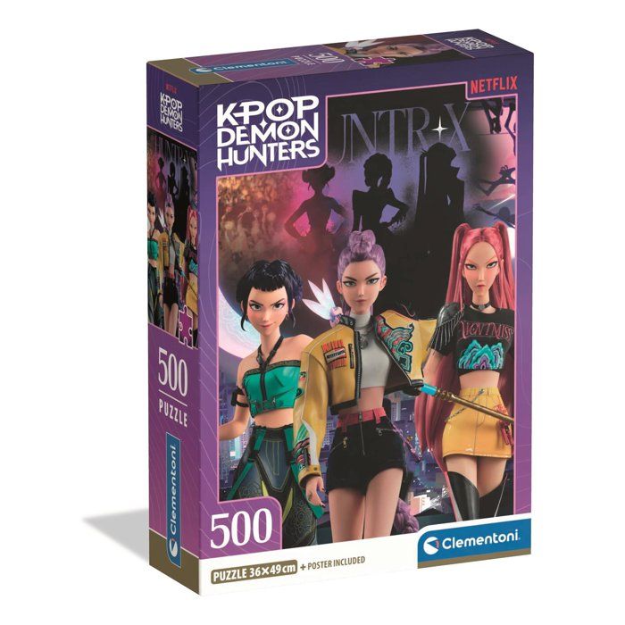 Clementoni KPop Demon Hunters puzzle 500 pièces