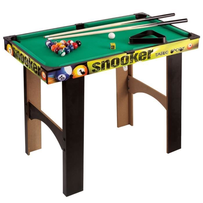Jeux de société pour enfants table de billard en bois CB Games