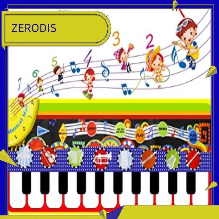 Strixorn Tapis De Danse Musical Pour Enfants Dès 1 An - Piano Et Tambour - Éducatif Et Portable Pour Filles Et Garçons