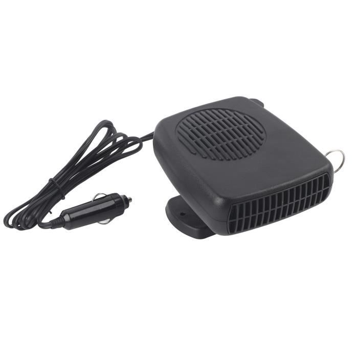 Chauffage De Voiture Portable 12V 200W - Chauffage Et Ventilation Rapides - Rotation 360° - Prise Allume-cigare