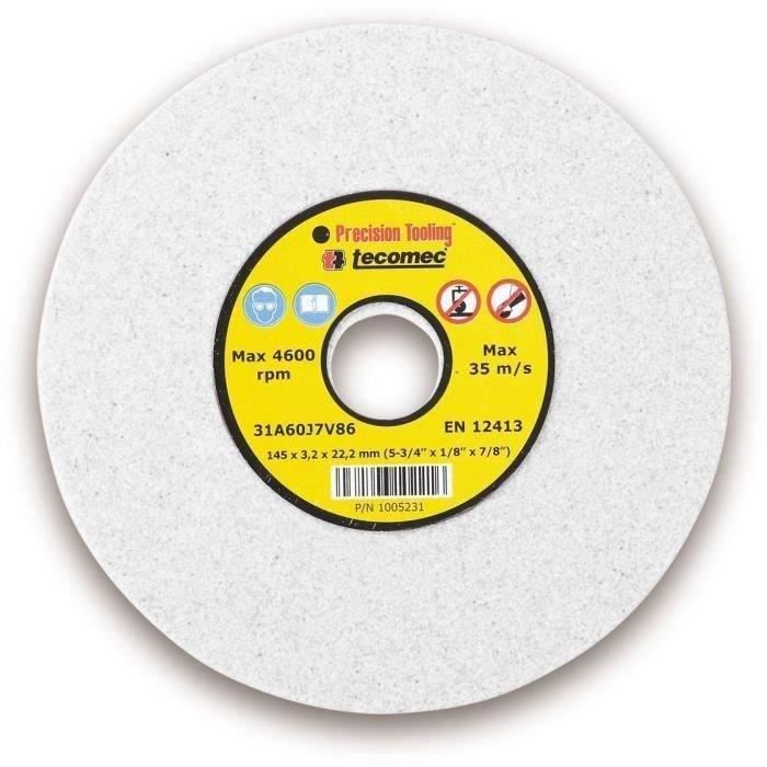 Meule d'affûtage TECOMEC 145X22,2X4,7mm