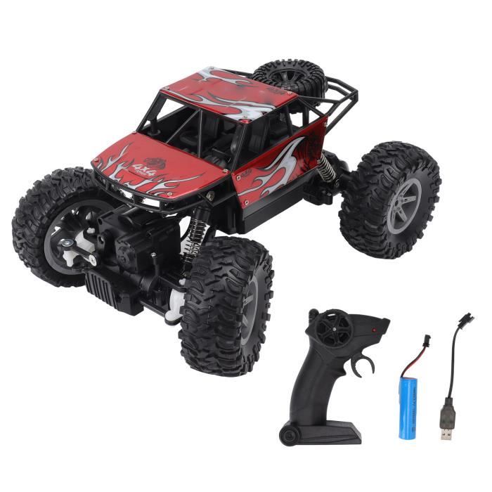La couleur rouge roues et pneus en métal pour voitures RC, 124016 124017 124018 124019 144001 et La couleur rouge roues et pneus en métal pour voitures RC, 124016 124017 124018 124019 144001 et