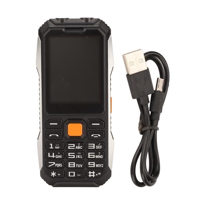 Primo by DORO 7080 Téléphone portable à clapet pour séniors Touche SOS  graphite, blanc - Cdiscount Téléphonie