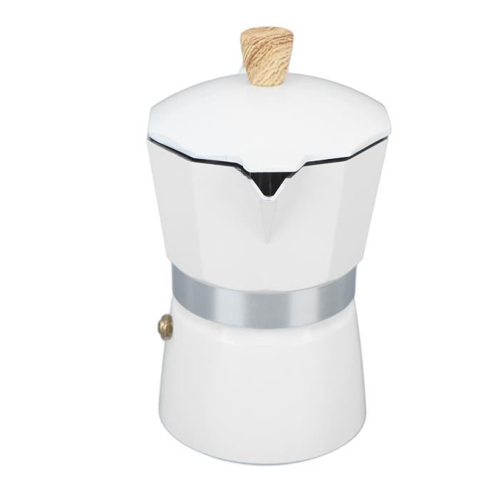 Cafetière Moka Tognana Extra Style 1 Tasse - Aluminium Gris - Pour Toutes Plaques (sauf Induction)