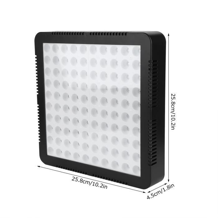 Lot De 2 Lampes De Culture LED Plein Spectre GOEDCH - 3,5 Pouces - 48 LEDs - Timer 3/9/12H - 10 Niveaux - Pour Plantes D'Intérieur