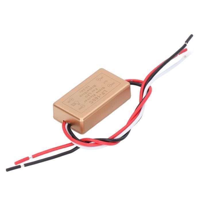 Module Contrôleur Flash Stroboscopique LED Pour Voiture - 12V, Fréquence 45-75/min, étanche, Modèle CF15