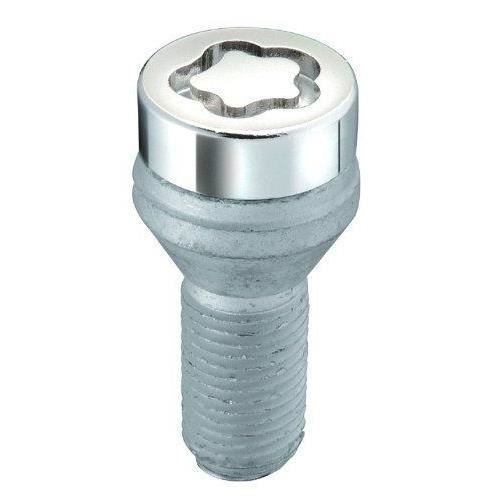 Bulloni Protezione Ruota McGard 27226SU - M14 X 1.25 Conico, Lunghezza 28.2mm, Chiave SW17 - Trattamento Anticorrosione A 3 Strati, Acciaio Temprato