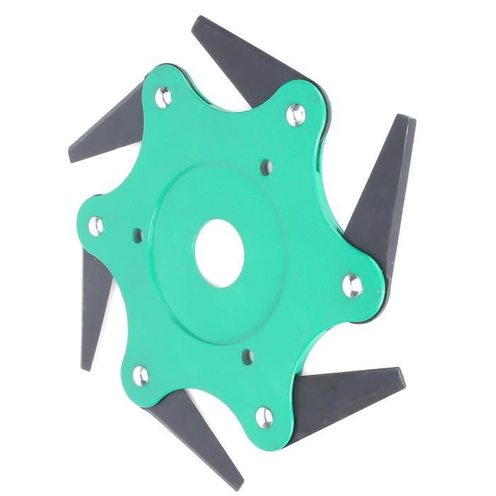 6 Teeth Brush Cutter Steel Blade 65mn Agricultural Lawn Mower Grass