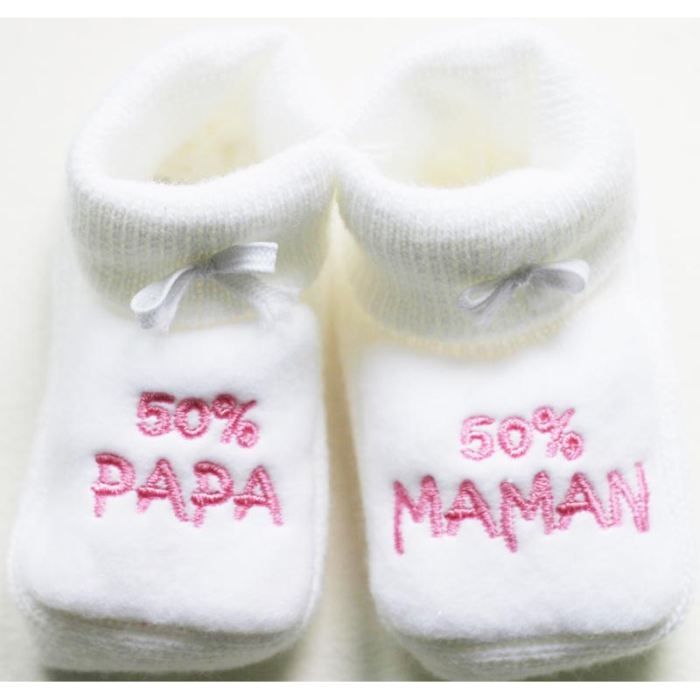 Grad Sotvetstvie S Fanatik Chausson Bebe Rose Et Bleu Maisonhugeron Fr