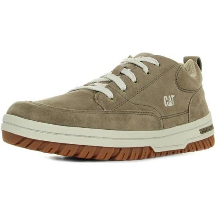 Caterpillar Basket basse Cuir Homme Marron Marron kaki