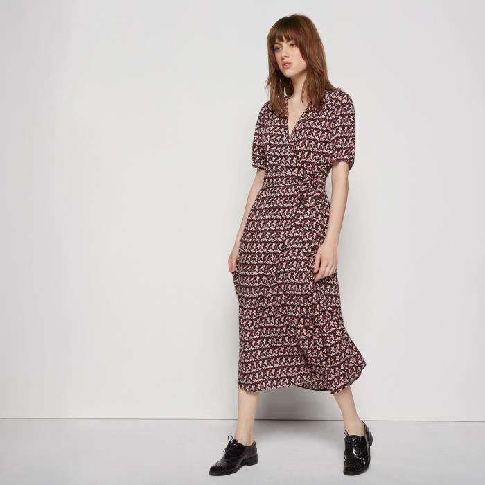 robe a pois monoprix