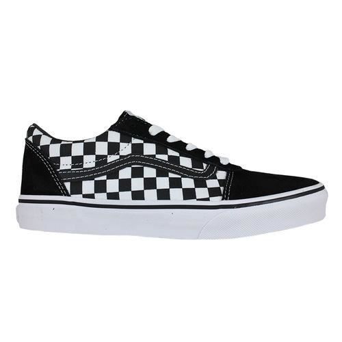 kids black and white checkered vans