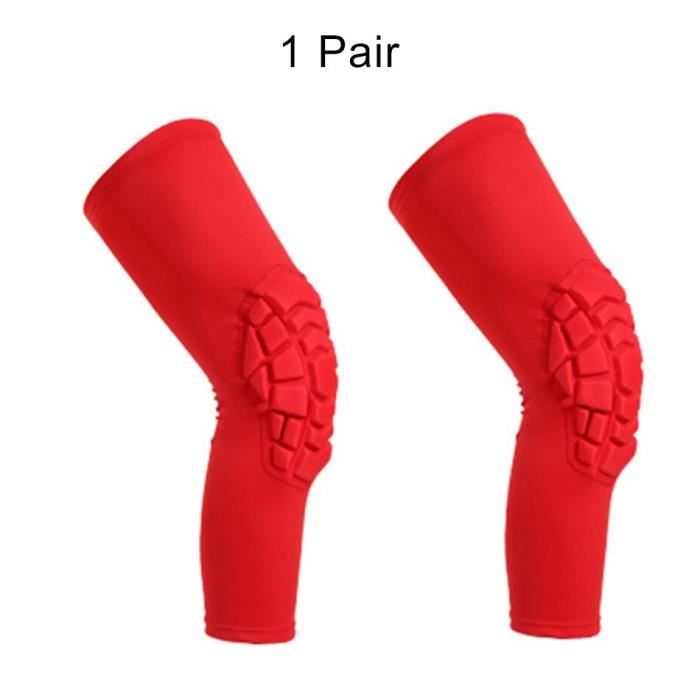 Genouillères élastiques Unisexes - Paire, Antidérapantes, Polyester - Pour Danse, Football, Yoga, Volley - 5