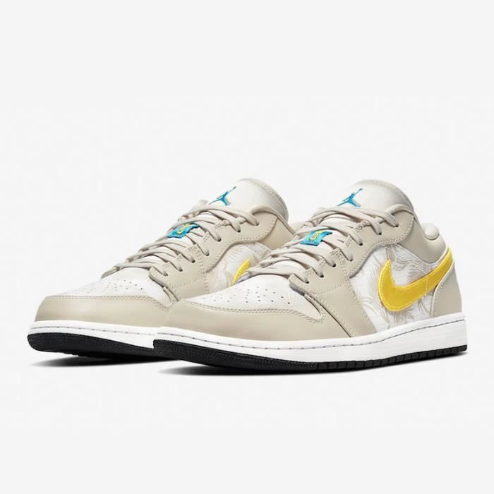 Baskets Originals Air-Jordan 1 Low CK3022-107 Chaussure de Sport pour Homme  Femme Blanche - Cdiscount Chaussures
