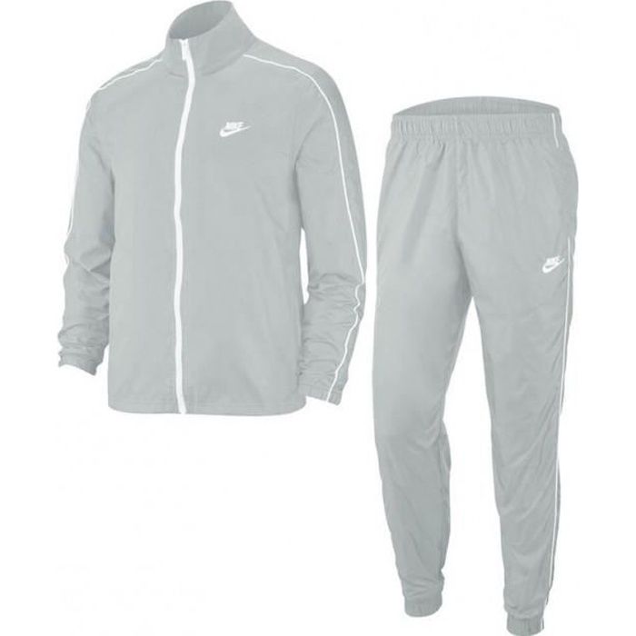 Ensemble de survêtement Nike NSW BASIC - Gris - Adulte - Multisport -  Manches longues - Respirant Gris - Cdiscount Prêt-à-Porter