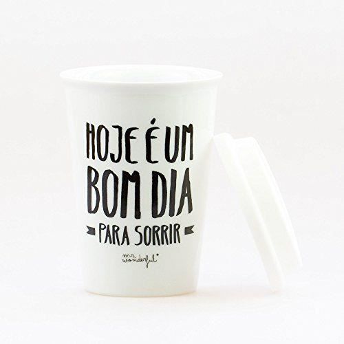 Mr. Wonderful-Mug à Emporter avec message Hoje é um bom dia pour sorrir - Cdiscount Maison Mr. Wonderful-Mug à Emporter avec message Hoje é um bom dia pour sorrir - Cdiscount Maison