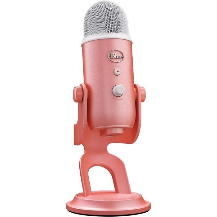 Logitech G Blue Yeti Microphone de Jeu USB pour Streaming Premium, Logiciel  Blue VO!CE, PC, Podcast, Studio, Micro pour Ordi, Thèmes - Cdiscount  Informatique