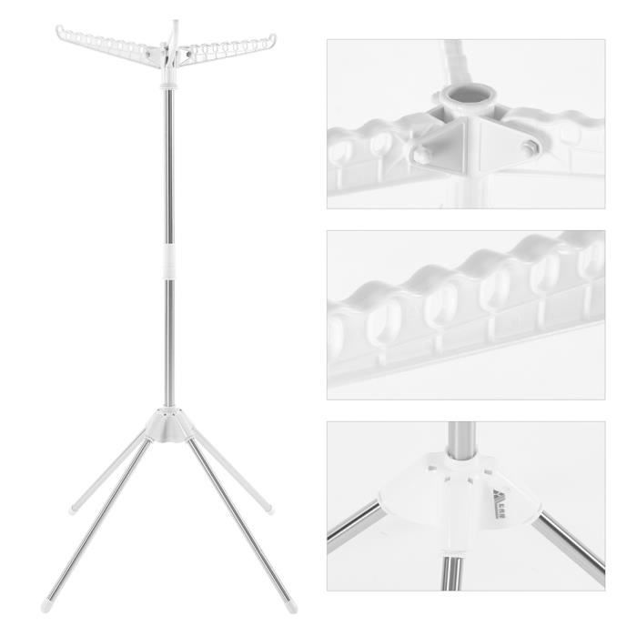Séchoir à Linge Pliable Pop-up Homebase - 4 Bras, Portable (neuf)